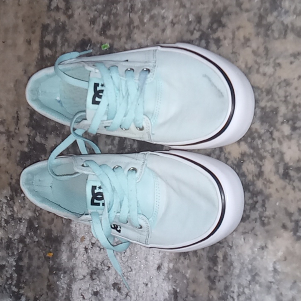 DC Trase sky blue canvas shoes